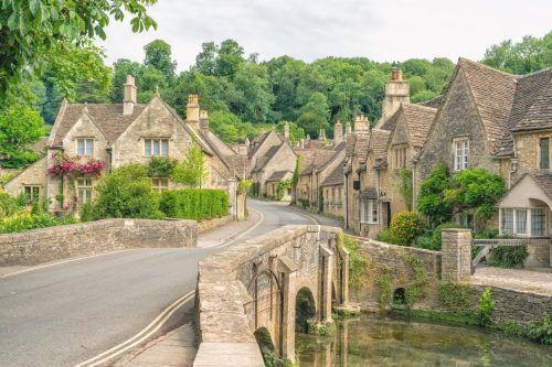 Village of Castle Combe in the Cotswolds